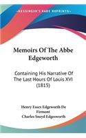 Memoirs Of The Abbe Edgeworth