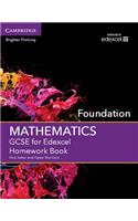 GCSE Mathematics for Edexcel Foundation Homework Book