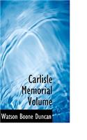 Carlisle Memorial Volume