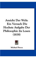 Ansicht Der Welt