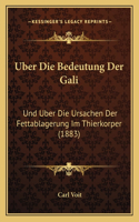 Uber Die Bedeutung Der Gali