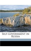 Self-Government in Russia