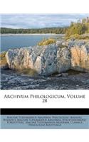 Archivum Philologicum, Volume 28