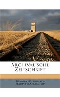 Archivalische Zeitschrift