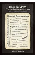 How to Make Effective Legislative Proposals