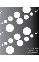 Notebook 120 pages with lines