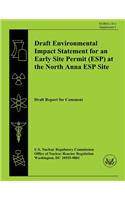 Draft Environmental Impact Statement for an Early Site Permit (ESP) at the North Anna ESP Site