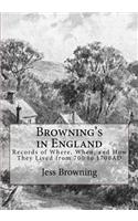 Browning's in England