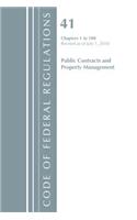 Code of Federal Regulations, Title 41 Public Contracts and Property Management 1-100, Revised as of July 1, 2018