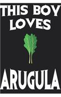 This Boy Loves ARUGULA Notebook