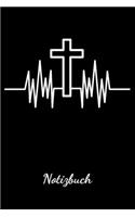 Notizbuch: Tolles christliches Notizbuch mit linierten Seiten - Eintragen von Notizen, Terminen, Gebeten & Predigten oder geistlichen Impulsen-DIN A5 Liniert -