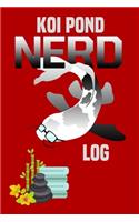 Koi Pond Nerd Log: Customized Compact Koi Pond Logging Book, Thoroughly Formatted, Great For Tracking & Scheduling Routine Maintenance, Including Water Chemistry, Fish