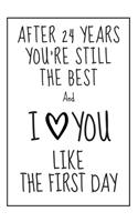 24 Year Anniversary Gift Notebook