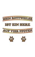 Mein Rottweiler ist ein Herz auf vier Pfoten