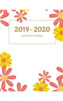 2019 - 2020 Teacher Planner: Weekly and Monthly Academic Teacher Planner, Organizer & Diary 100 Pages