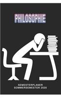 Philosophie Semesterplaner - Sommersemester 2020