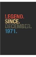 Legend Since December 1971