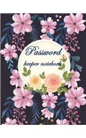 Password keeper notebook