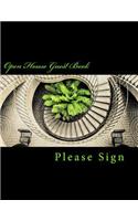 Open House Guest Book
