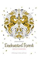 Enchanted Forest: 20 Drawings to Color and Frame