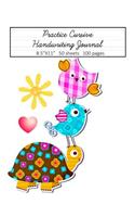 Practice Cursive Handwriting Journal