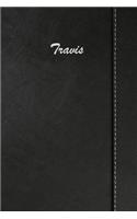 Travis: Blank Cookbook Recipes & Notes Featuring 120 Pages 6x9 Simulated Leather Cover