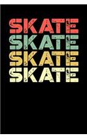Skate Notebook: Dot Grid Journal, Softcover (6x9 Inches) with 120 Pages