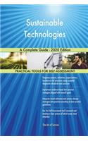 Sustainable Technologies A Complete Guide - 2020 Edition