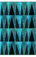 Bullet Journal Notebook Abstract Triangles Pattern 1