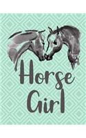 Horse Girl Notebook - College Ruled