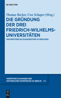 Gründung der drei Friedrich-Wilhelms-Universitäten