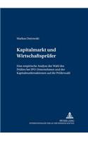 Kapitalmarkt Und Wirtschaftspruefer