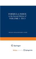 Formula Index to the Second Edition of Volume I to III