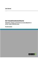 Die Transaktionskostentheorie