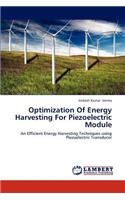 Optimization of Energy Harvesting for Piezoelectric Module