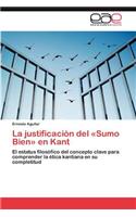 justificación del Sumo Bien en Kant