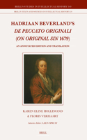 Hadriaan Beverland's De Peccato Originali (On Original Sin1679)