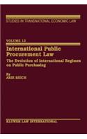 International Public Procurement Law