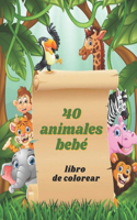 40 animales bebé