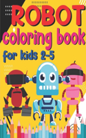 Robot Coloring Book forKids 2-5