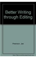 Better Writing through Editing