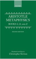 Metaphysics: Books gamma, delta, and epsilon