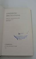 Linguistic Speculations