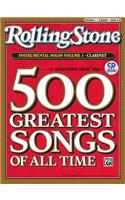 Selections from Rolling Stone Magazine's 500 Greatest Songs of All Time (Instrumental Solos), Vol 1: Clarinet, Book & CD