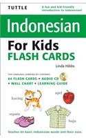 Tuttle Indonesian for Kids Flash Cards Kit