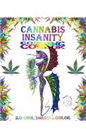 Cannabis Insanity Cool Coloring Book