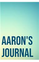 Aaron's Journal