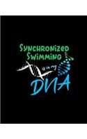 Synchronized Swimming Is in My DNA: Dot Grid Journal, Journaling Diary, Dotted Writing Log, Dot Grid Notebook Sheets to Write Inspirations, Lists, Goals