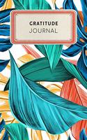 Gratitude Journal: Cute Tropical Leaves College Ruled Journal Notebook - 100 pages 6 x 9 inches Log Book