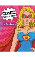 Comic Sketch Book For Girls